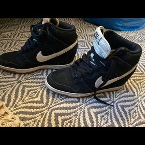 Nike Suede Wedge Sneakers